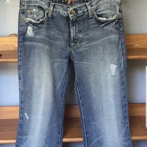 Seven for all mankind distressed Jean's 32